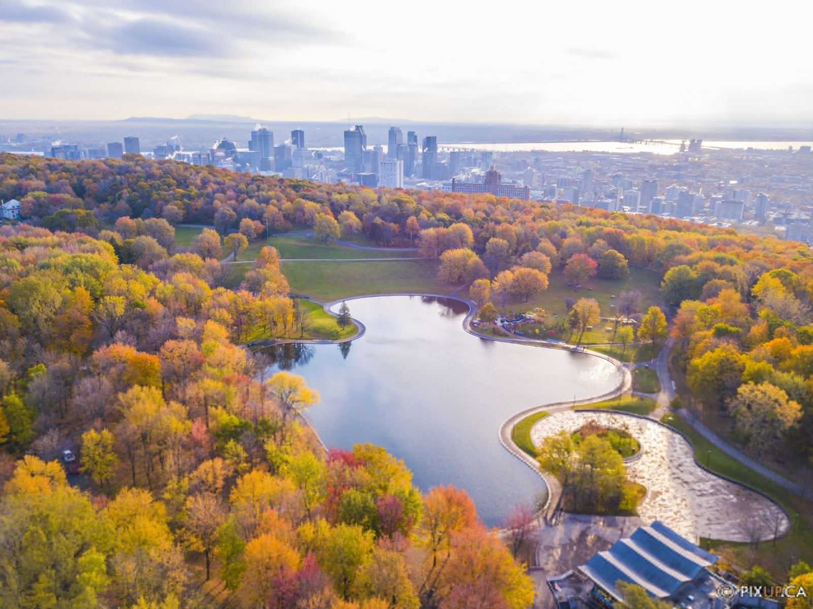 Mont-Royal at sunrise